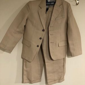 Sean John Boys Tan Two-Piece Suit Set